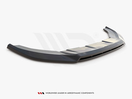 Maxton Design Gloss Black Front Splitter V.2 Audi Q3 S-Line 8U Facelift (2014-2018)