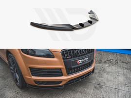 Maxton Design Gloss Black Front Splitter Audi Q7 S-Line Mk1 (2005-2009)