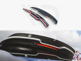 Maxton Design Gloss Black Spoiler Cap V2 Audi RS3 8V/ 8V Facelift Sportback (2015-2020)