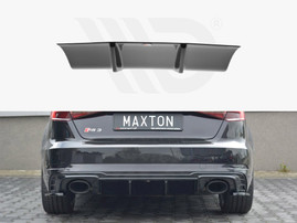 Maxton Design Gloss Black Rear Valance Audi RS3 8V Fl Sportback (2017-20)