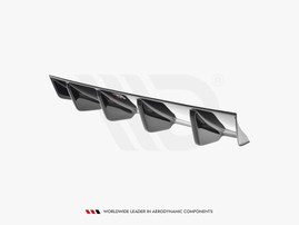 Maxton Design Gloss Black Rear Diffuser Audi RS3 8V Facelift Sedan (2017-20)