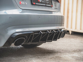 Maxton Design Gloss Black Rear Valance Audi RS3 8V Sportback (2015-2016)