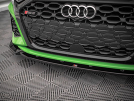 Maxton Design Gloss Black Front Splitter V.1 Audi RS3 8Y (2020-)
