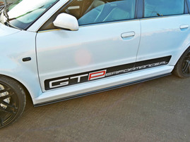 Maxton Design Gloss Black Side Skirts Diffusers Audi Rs4 B5