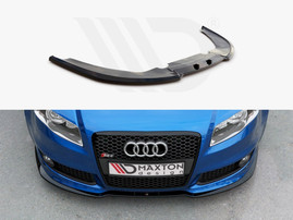 Maxton Design Gloss Black Front Splitter V2Audi Rs4 B7 (2006-2008)