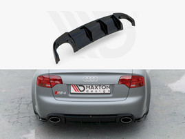 Maxton Design Gloss Black Rear Valance Audi Rs4 B7 (2006-2008)