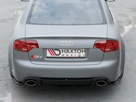 Maxton Design Gloss Black Rear Valance Audi Rs4 B7 (2006-2008)