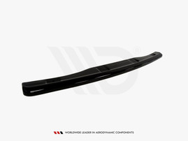 Maxton Design Gloss Black Central Rear Splitter Audi Rs6 C5 Avant