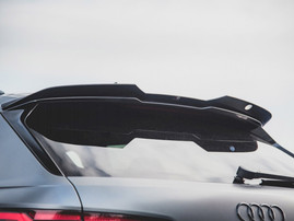 Maxton Design Gloss Black Spoiler Cap V2 Audi Rs6 C8 (2019-)
