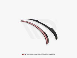 Maxton Design Gloss Black Spoiler Cap Audi RSQ3 (F3) / Q3 S-Line Sportback (2019-)