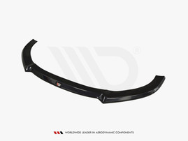 Maxton Design Gloss Black Front Splitter V.1 Audi S3 8P (Facelift Model) 2009-2013