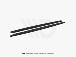 Maxton Design Gloss Black Side Skirts Diffusers Audi S3 8P/ S3 8P Fl/ RS3 8P