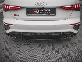 Maxton Design Black Street Pro Rear Diffuser Audi S3 8Y (2020-)