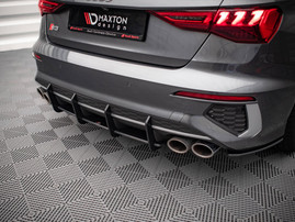 Maxton Design Black Street Pro Rear Diffuser Audi S3 Sedan 8Y (2020-)