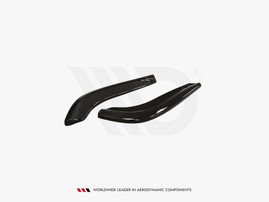Maxton Design Gloss Black Rear Side Splitters Audi S4 B5 Avant