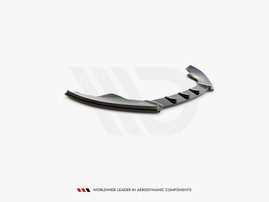 Maxton Design Gloss Black Front Splitter Audi S4/ A4 S Line (2008-2011)