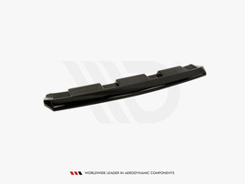 Maxton Design Gloss Black Central Rear Splitter (No Vertical Bars) Audi S8 D3 (2006-2010)