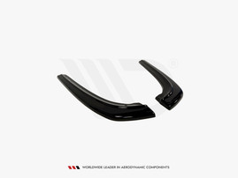 Maxton Design Gloss Black Rear Side Splitters Audi S8 D3