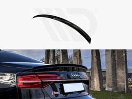 Maxton Design Gloss Black Spoiler Cap Audi S8 D4 Fl (2015-2017)