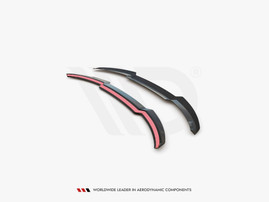 Maxton Design Gloss Black Spoiler Cap Audi Sq7 / Q7 S-Line Mk2