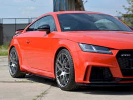 Maxton Design Gloss Black Side Skirts Diffuser Audi TT RS Mk3 (8S) (2016-2020)