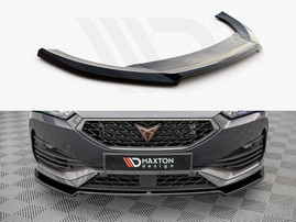 Maxton Design Gloss Black Front Splitter V.2 Cupra Leon (2020-)