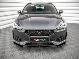 Maxton Design Gloss Black Front Splitter V.2 Cupra Leon (2020-)