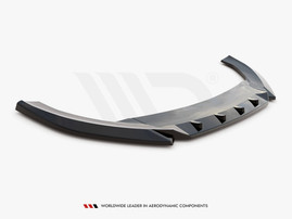 Maxton Design Gloss Black Front Splitter V.3 Cupra Leon (2020-)