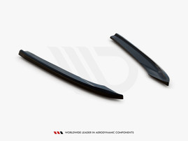 Maxton Design Gloss Black Rear Side Splitters Cupra Leon St (2020-)
