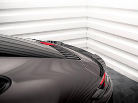 Maxton Design Gloss Black Spoiler Cap Porsche 911 Carrera 4S 992 (2019-)