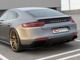 Maxton Design Gloss Black Rear Valance Porsche Panamera Gts 971 (2019-)