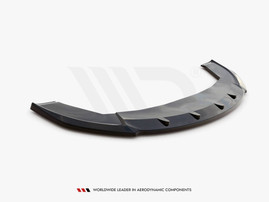 Maxton Design Gloss Black Front Splitter V.1 Seat Ibiza Cupra Mk3 (2004-2008)