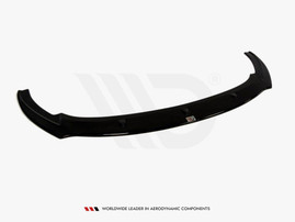 Maxton Design Gloss Black Front Splitter Seat Ibiza 4 Cupra (6J) Facelift