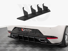 Maxton Design Black Street Pro Rear Diffuser Seat Ibiza 6F (2017-2021)