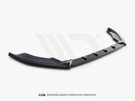Maxton Design Gloss Black Front Splitter V.1 Seat Ibiza 6F (2017-2021)