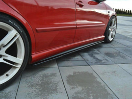 Maxton Design Gloss Black Side Skirts Diffusers Seat Leon Mk1 Cupra (2002-2005)