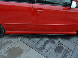 Maxton Design Gloss Black Side Skirts Diffusers Seat Leon Mk1 Cupra (2002-2005)