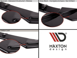 Maxton Design Gloss Black Side Skirts Diffusers Seat Leon Mk1 Cupra (2002-2005)