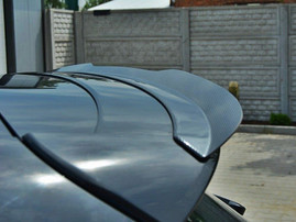 Maxton Design Gloss Black Spoiler Cap Seat Leon Mk3 Cupra Hatchback (2012-2016)