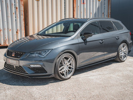 Maxton Design Gloss Black Side Skirts Splitters V4 Seat Leon Cupra/ Fr Mk3 Facelift (2017-2019)
