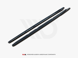 Maxton Design Gloss Black Side Skirts Splitters V5 Seat Leon Cupra/ Fr Mk3 Facelift (2017-2019)