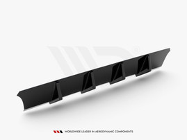 Maxton Design Gloss Black Rear Diffuser Seat Leon Mk3 Cupra St (2017-)