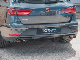 Maxton Design Gloss Black Rear Valance V2 Seat Leon Mk3.5 Cupra Estate (2017-2019)