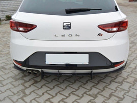 Maxton Design Rear Diffuser Seat Leon Mk3 Fr Hatchback (2012-2016)