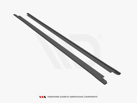 Maxton Design Black Street Pro Side Skirts Diffusers Seat Leon Fr Mk4 (2020-)