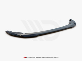 Maxton Design Gloss Black Central Rear Splitter Seat Leon Fr Hatchback Mk4 (2020-)