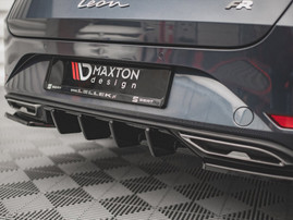 Maxton Design Gloss Black Rear Valance Seat Leon Fr St Mk4 (2020-)