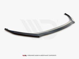 Maxton Design Gloss Black Front Splitter V.1 Skoda Enyaq 4 (2020-)