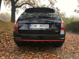 Maxton Design Gloss Black Spoiler Cap Skoda Octavia VRS Mk3/ Mk3.5 VRS Estate