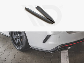 Maxton Design Gloss Black Rear Side Splitters V1 Skoda Octavia Rs Mk4 (2020-)